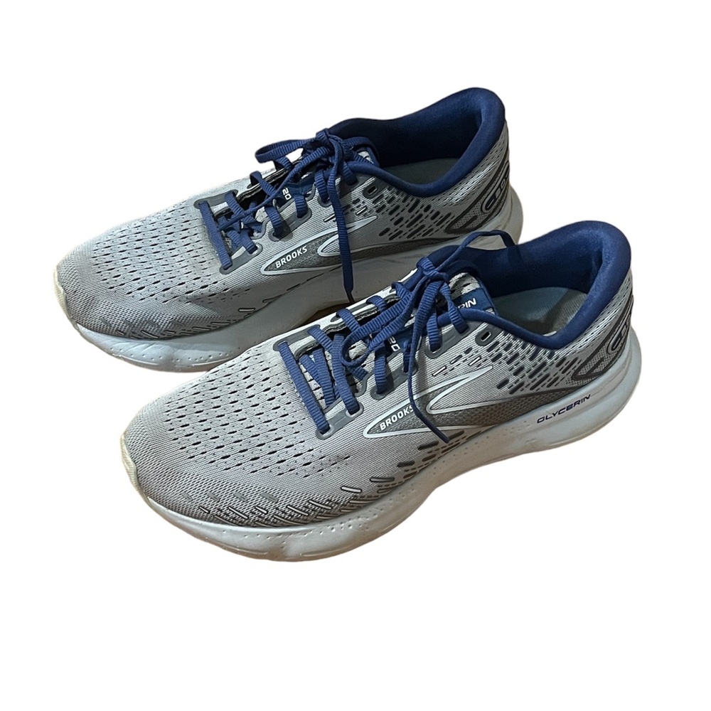 Brooks Glycerin 2.0 Running Shoes - Gray/Blue (Size 10)